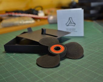 Boat Propeller Fidget hand spinner - Black