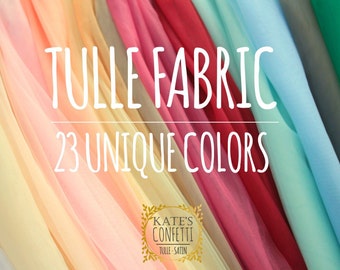 Soft Luxury Tulle Fabric, Wedding Tulle Material, Wholesale Tutu Fabric, Tulle Fabric by the yard for Tutus - 3m width