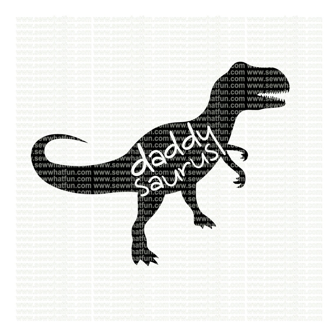 Daddy Saurus SVG cutting file vinyl file svg dinosaur svg