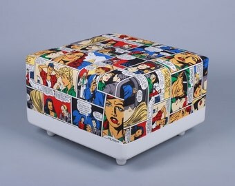 FeierbachCube stool 70s seat cube zip