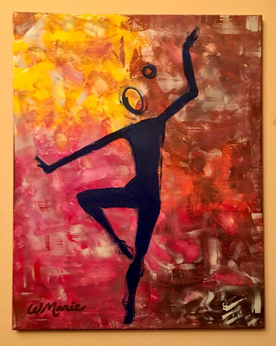 abstract dancing figures