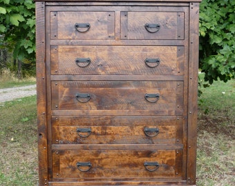 Chest of drawers, rustic chest, bedroom furniture