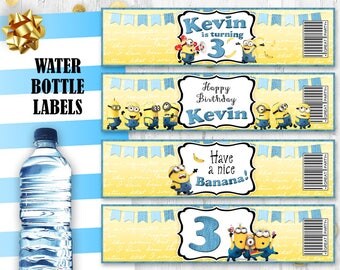 Minion water bottle | Etsy