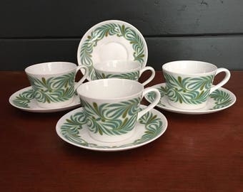 Royal Tuscan vintage cups and saucers