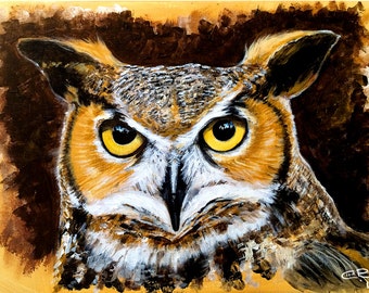 Carmen is a night owl. Limited edition print by Matte