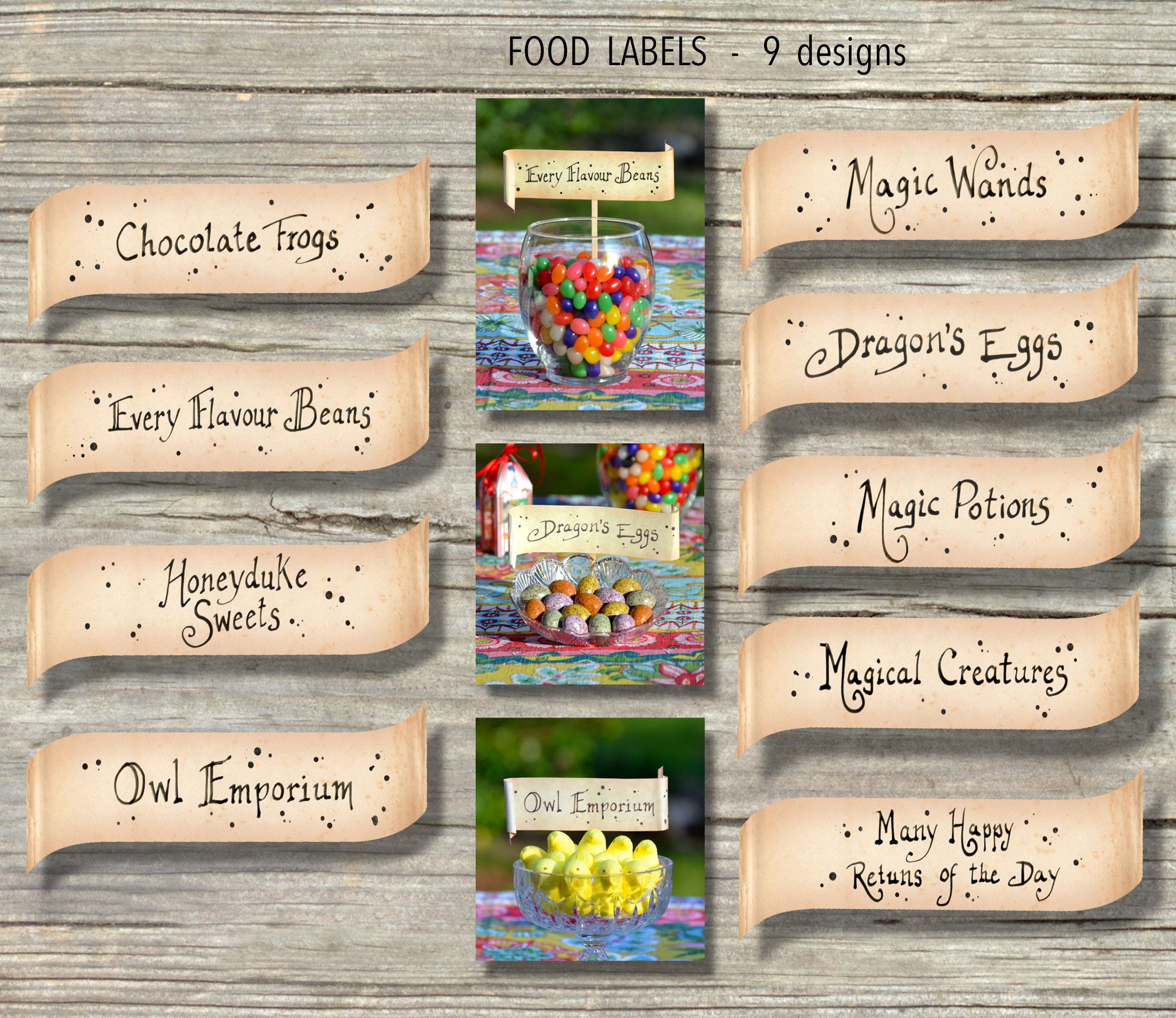 Harry Potter Food Labels Page 001 Harry Potter Candy Harry Potter 