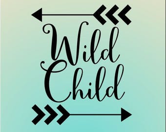 Wild and free svg | Etsy