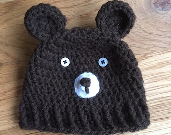 Crochet 'Baby Bear' Hat - Original