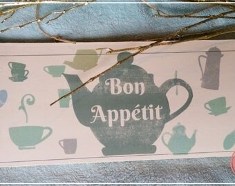 BON APPETIT decorative plate
