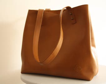 Leather Tote - Tote Bag - Rustic Leather - Distressed Leather Tote - Brown Leather Bag - Leather Bag - Leather Tote Bag