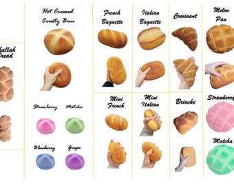 JUMBO Bakery Bread Squishies