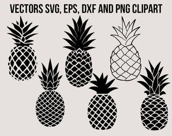 Pineapple Svg clipart, Pineapple dfx, Summer svg, Pineppale png, Pineapple cutfiles, Tropical files for cricut explore, silhouette cameo