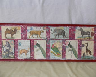 Vintage Style French Extoic Animals x 10