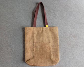 Classic Brown Tote Bag