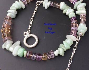 Ametrine and Jadeite Necklace