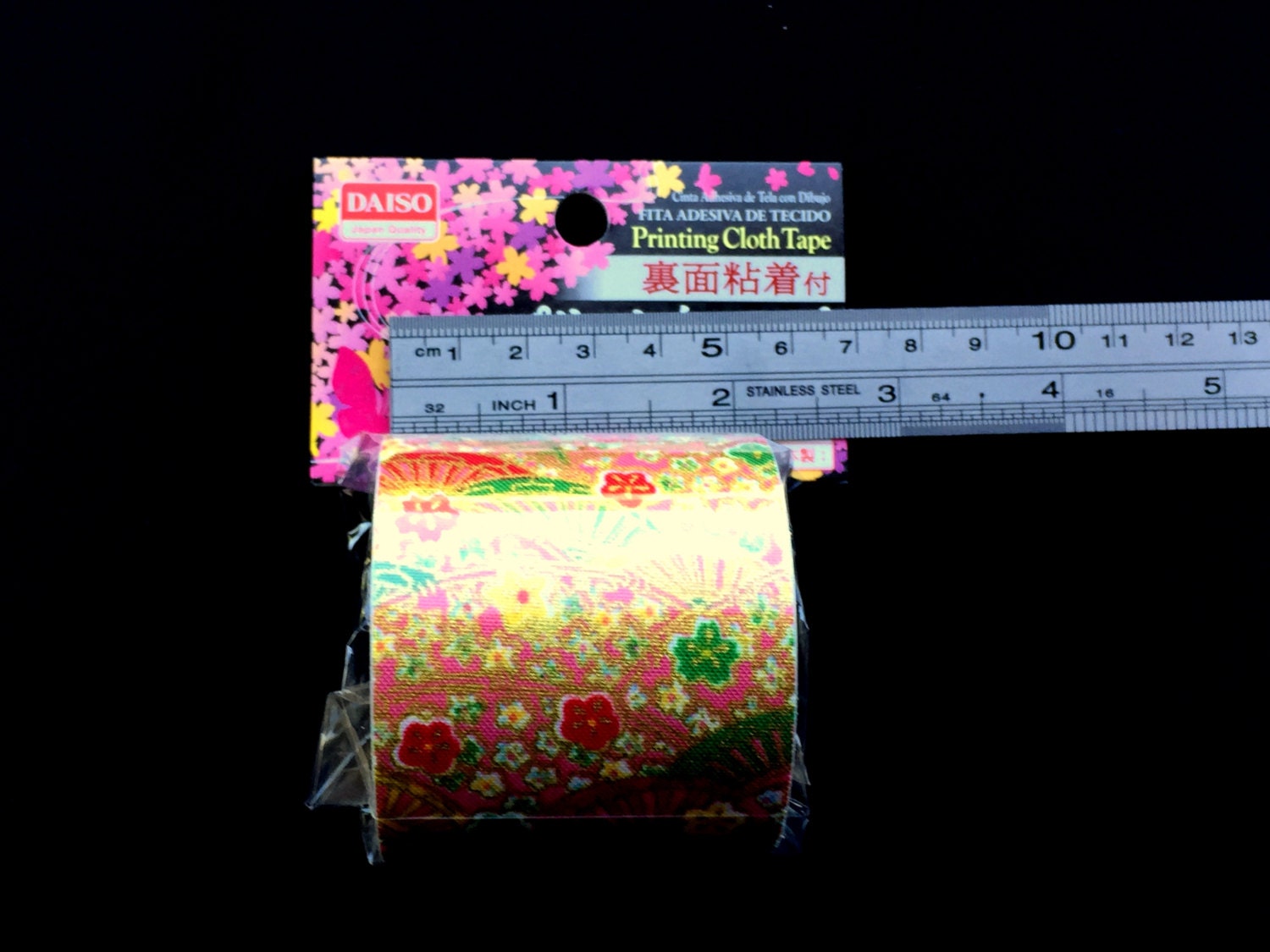 Japanese Fabric Tape Pink Tape Japanese by FromJapanWithLove
