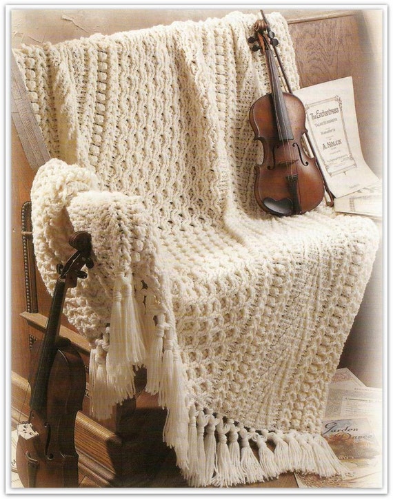Crochet Aran Afghan Pattern PDF 46501613 Fisherman