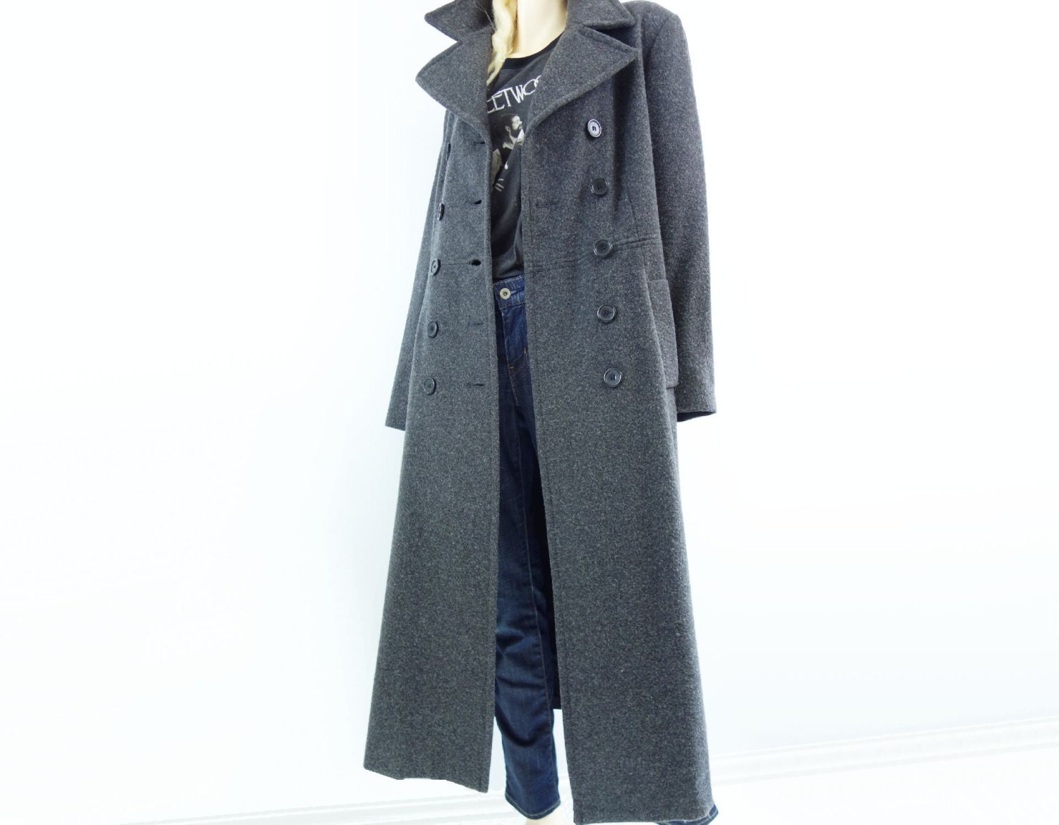 Surplus Raw Vintage Military Function Outdoor Jacket Trench Coat New German Military Surplus Naval Officer S Wool Coat