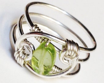 Peridot Ring Peridot Gemstone Ring Peridot Jewelry August Birthstone August Birthday