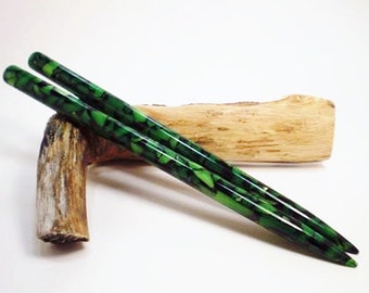 Acrylic Hair Sticks - Toxic Pebble - 6 1/2 inches (16.51 cm) No 606