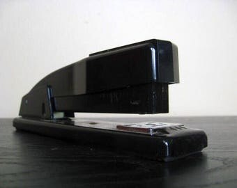 Industrial Chic. Jet Black SWINGLINE Stapler.