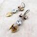 Heart Locket Earrings, Heart Earrings, Rhinestone Earrings, Bow Earrings, Valentine Jewelry, Vintage Locket