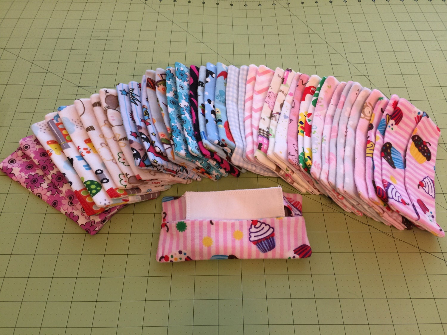 Baby Doll Diaper Wipes Case and Three White Wipes