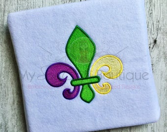 Fleur De Lis Embroidery Design - Machine Monogram Designs - 10 Sizes - Instant Download