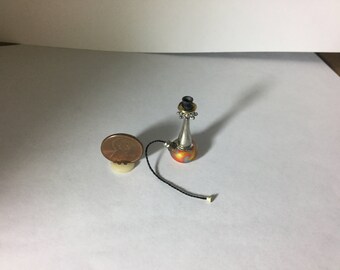 One inch scale dollhouse miniature hookah pipe