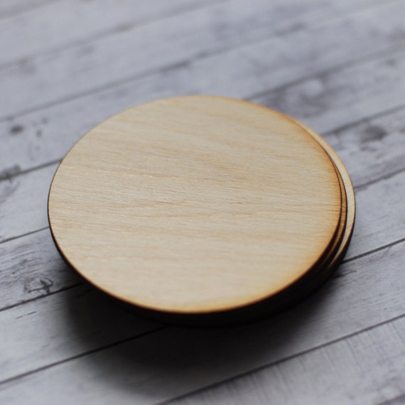 Wooden coasters Blank wood coasters Circle coasters Round