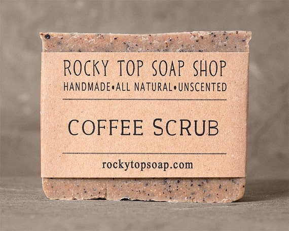 Coffee Scrub Kitchen Soap All Natural Handmade Soap Cold