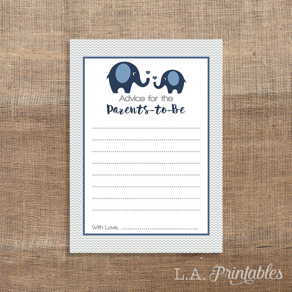 advice-for-the-parents-to-be-cards-navy-elephant-grey-chevron