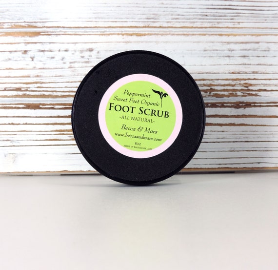 Sweet Feet Peppermint Organic Foot Scrub Foot Scrub Foot