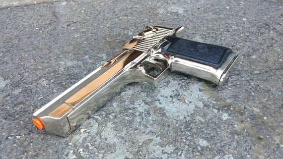 Chrome Desert Eagle Replica Working Slide and Removable