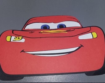 Items similar to Lightning McQueen Stencil on Etsy