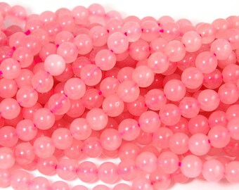 Rose Quartz 6mm Round -15 inch strand