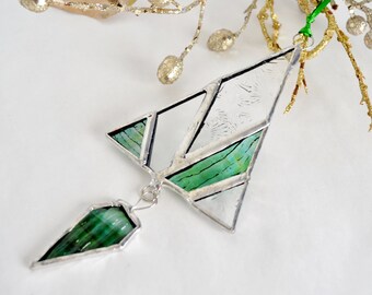 Christmas Tree. Holiday ornament. Suncatcher.