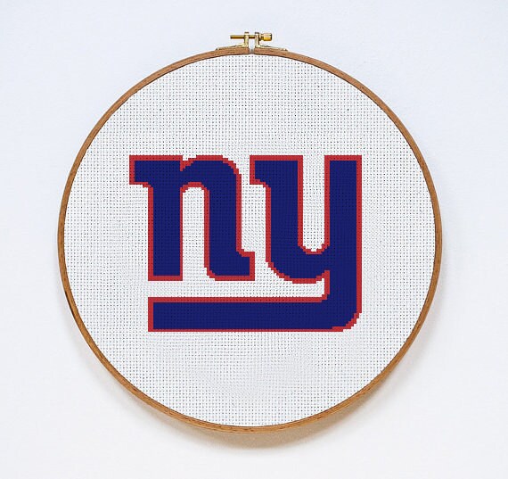 New York Giants Football cross stitch pattern Instant
