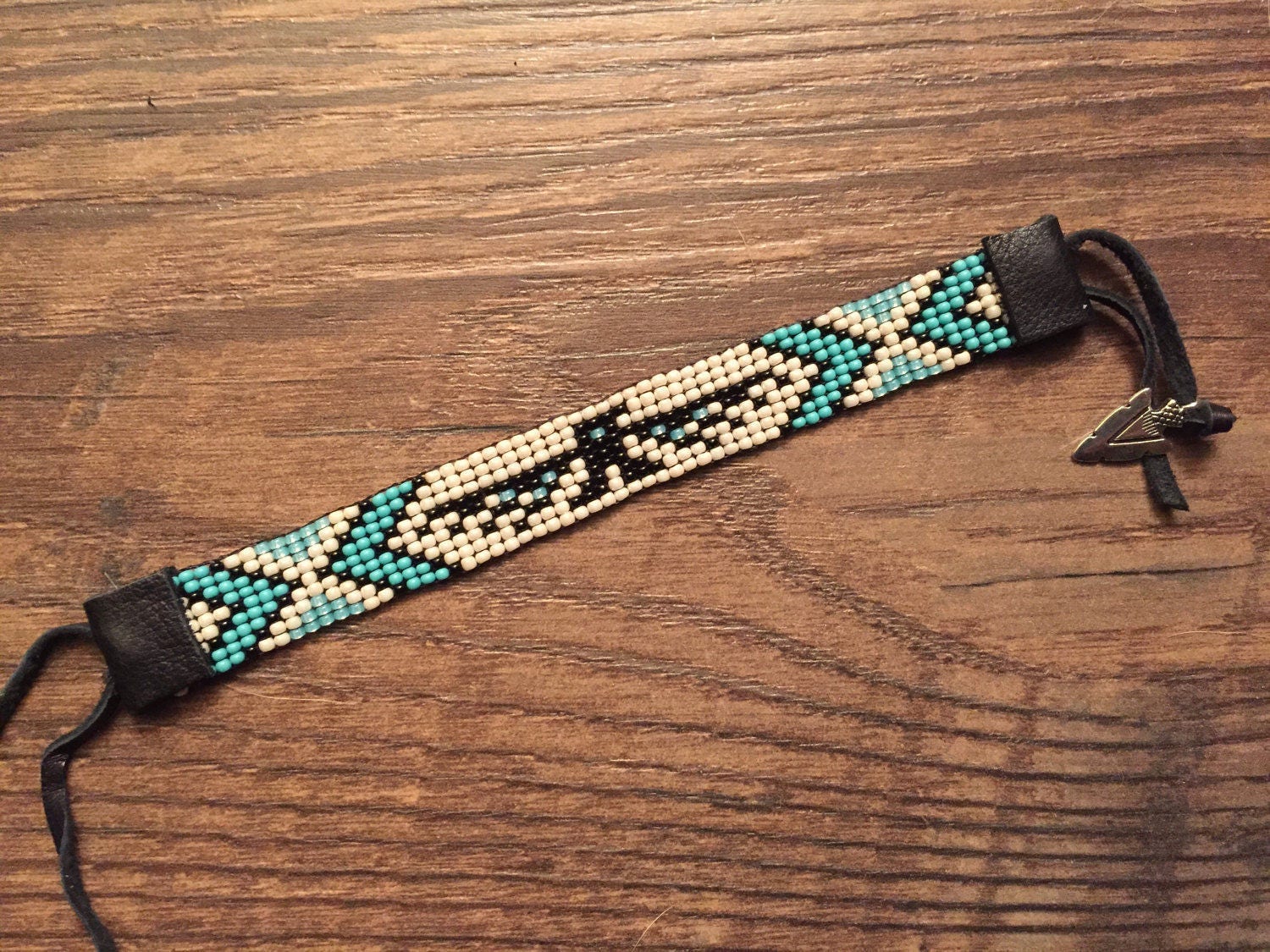 Thunderbird Seed Bead Loom Bracelet