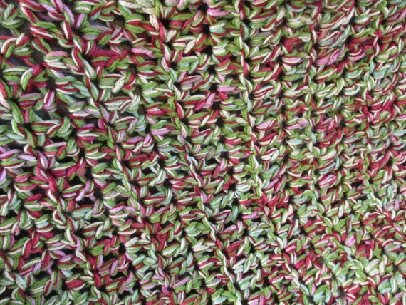 Klobige weiche rote und grüne decke afghanischen 54 x 42