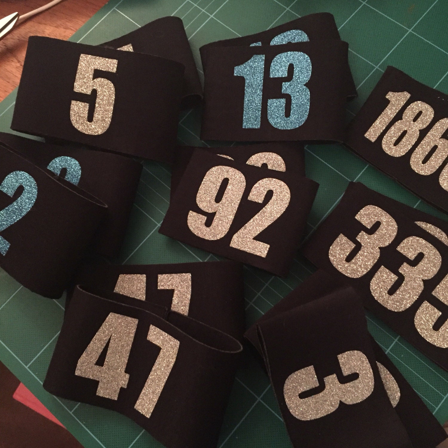 Roller Derby number armbands