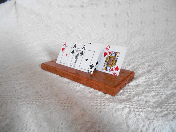 Wood Playing Card Holder Set Made From Cherry Wood   Il 570xN.1142307157 Nuzs 