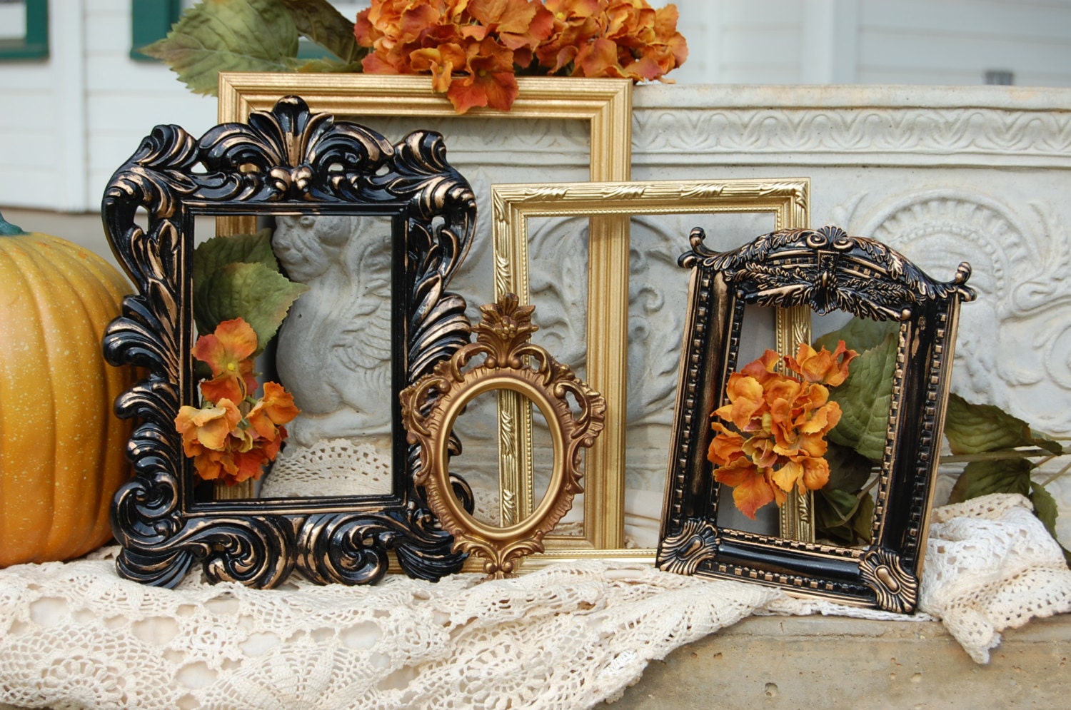 Picture Frames Vintage Style Picture Frames by rusticathart