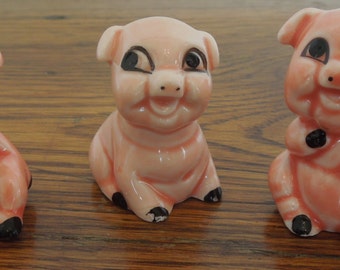 Vintage ceramic pig | Etsy