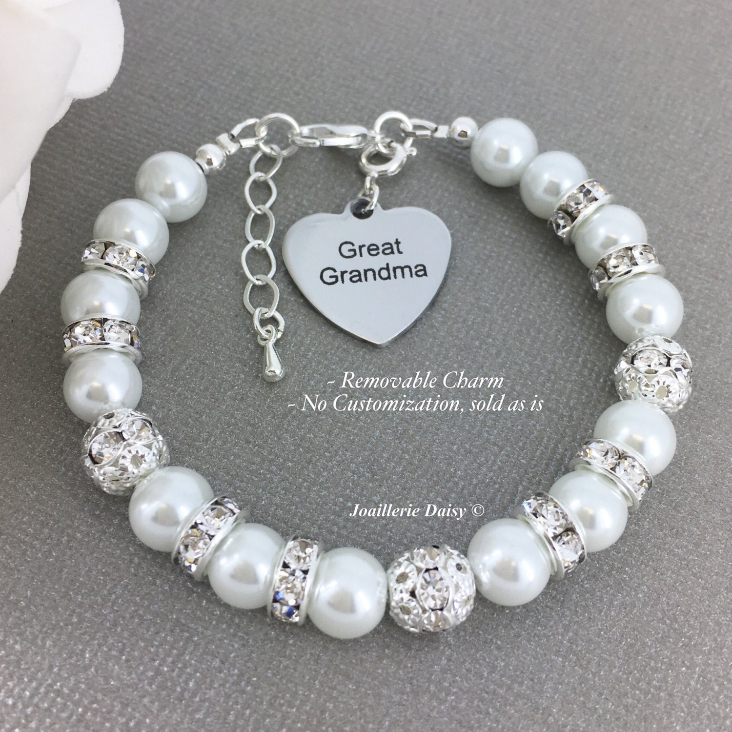 Great Grandma Charm Bracelet Gift for Great Grandma Great