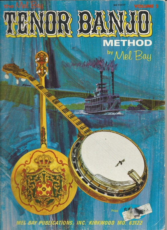 Vintage Tenor Banjo Book Method By Mel Bay C 1969 Volume