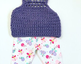 Purple Crop Tops, Toddlers Crochet Halter Tops, Hippie Bo Ho Crochet Halters, Bohemian Crop Tops, Girls Crochet Halter Tops, Crochet Halter