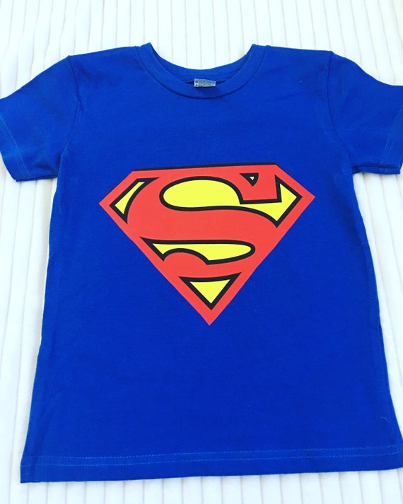 Royal Blue Custom Superman Shirt Custom Blue Superman shirt