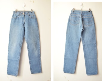 vintage high waisted mom jeans pants 80s 90s // S-M