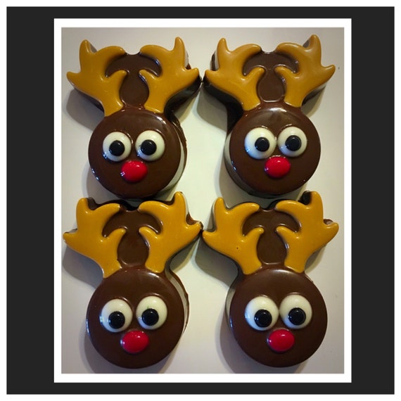 Reindeer Holiday Chocolate Covered Oreos Set Of 12